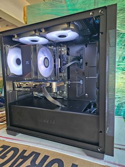Black gaming pc i5 14400F with 5050 8gb