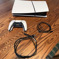 PS5 Digital With Controller And Cords 