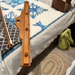 Quilt Rack 4’11”.   Heart Solid Wood