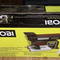 RYOBI Corded 4 in x 36 in. Belt and 6 in. Disc Sander