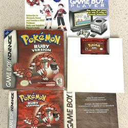 Authentic Pokemon Ruby 