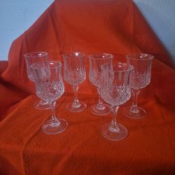 Longchamp Crystal D'arques Wine Glasses