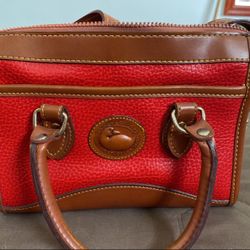 Vintage 1980’s Red Dooney And Bourke Handbag 