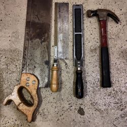 Saws, Hammer, Rasp