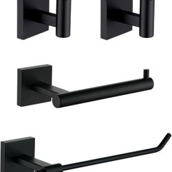 KOKOSIRI 4 Pieces Bathroom Hardware Set Stainless Steel