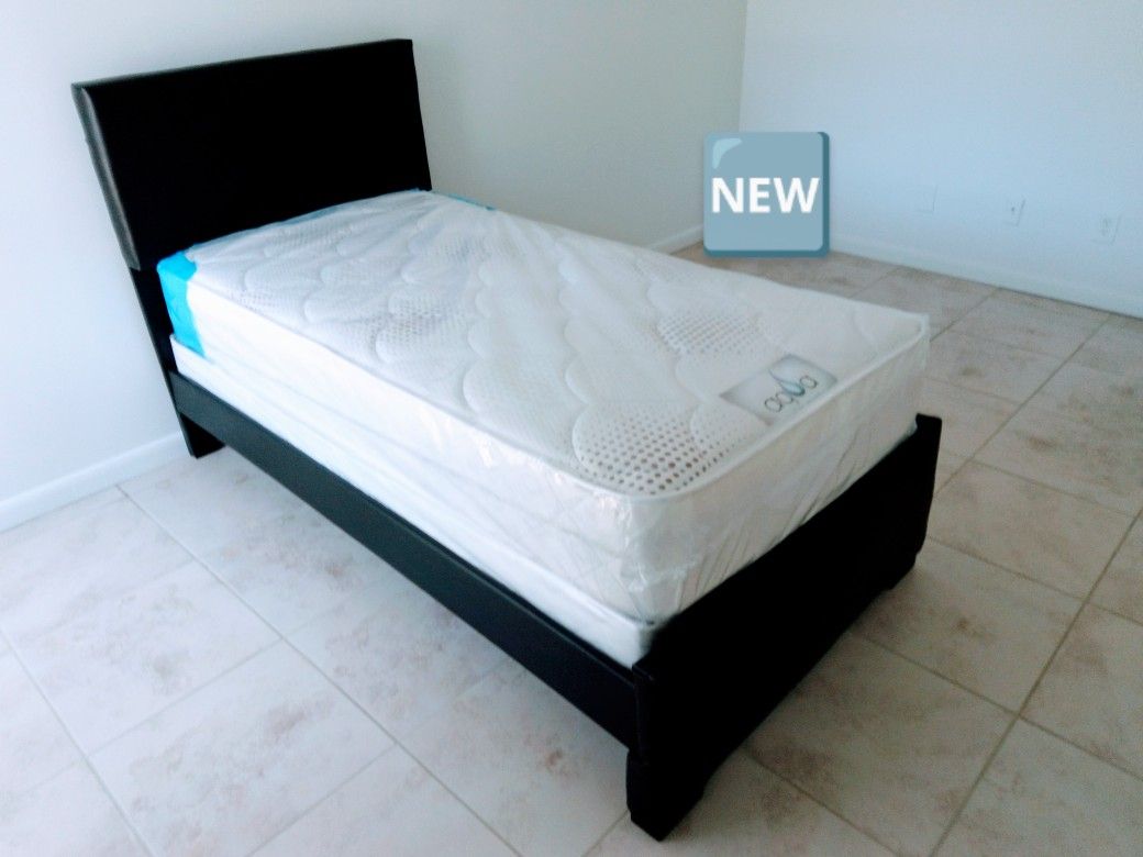 $280 Twin Bed Frame With Mattress And Boxspring Brand New Free Delivery,All Products : American Fashion Style Bags On Sale