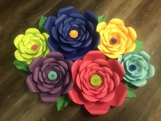 Flores de papel