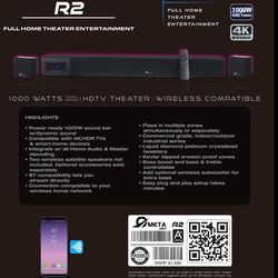 Meta HiFi Home Entertainment System OBO (Price Negotiable)