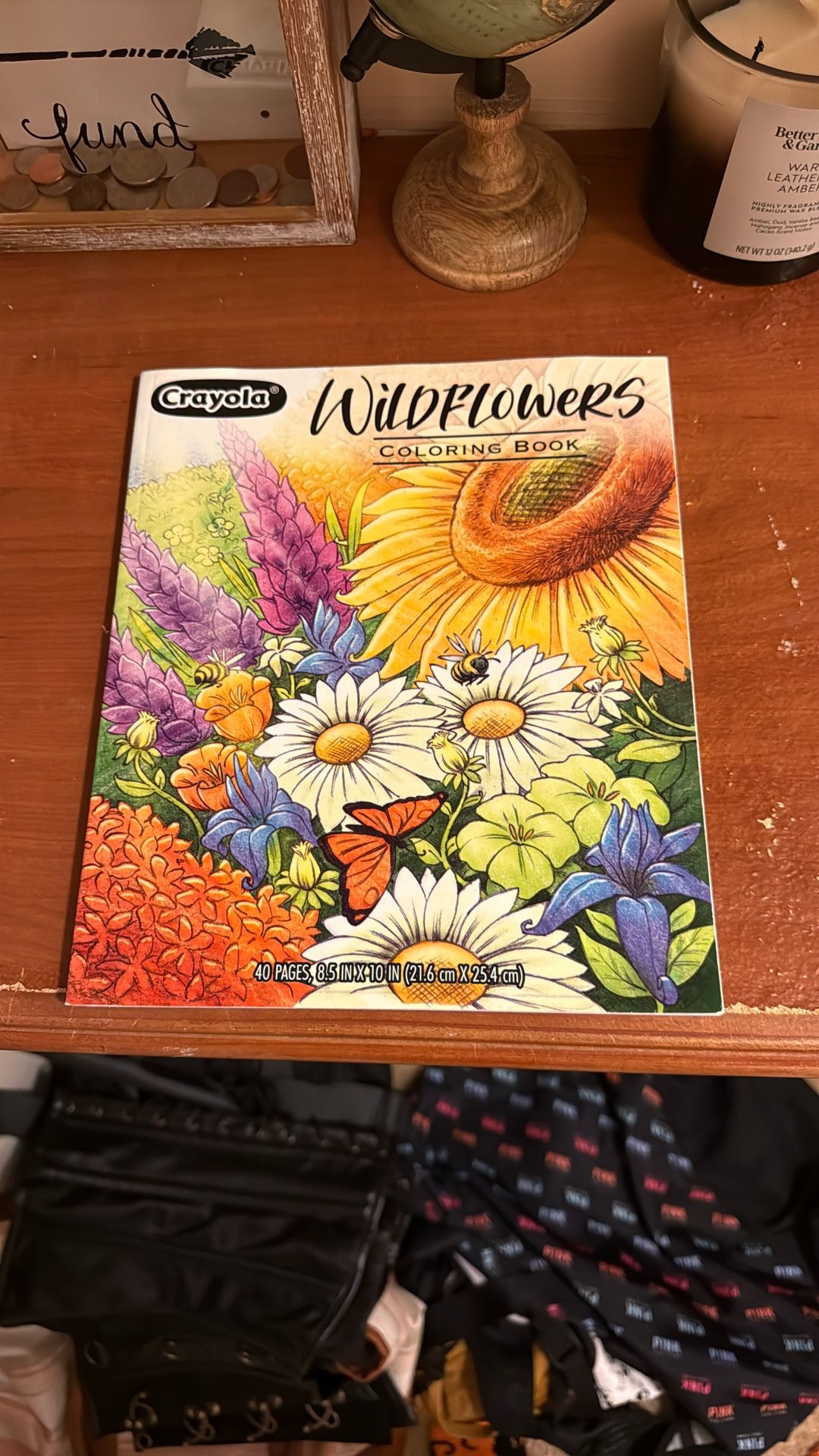 Crayola Wildflowers Coloring Book 40 Pages 8.5” X 10” Inches