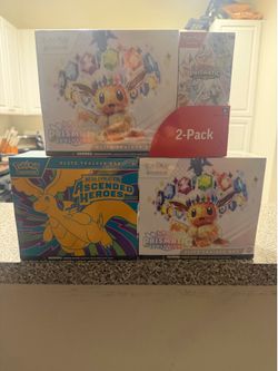 Pokemon ETBs Ascended and Prismatic