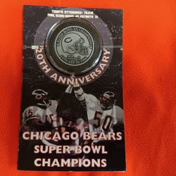 Chicago Bears Super Bowl Collectors Coin 