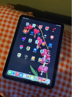 ipad 10 gen cell data +wifi blue 64gb perf condition
