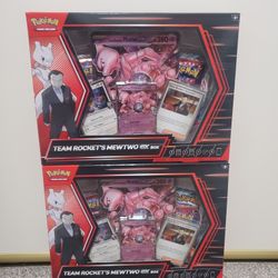 Team Rocket's Mewtwo ex Box Lot Of 2
