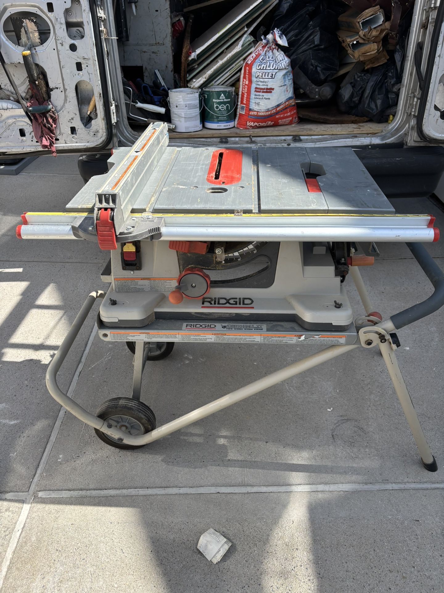 10” Portable Ridgid Table Saw