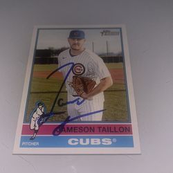 Jameson Tailion signed card