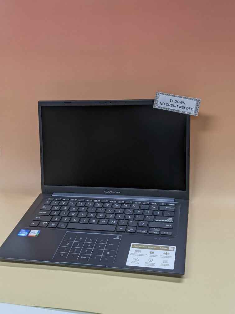 ASUS Vivobook 14inch FHD Laptop - Pay $1 today and pay the rest later -