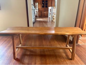 Solid Wood Bench
