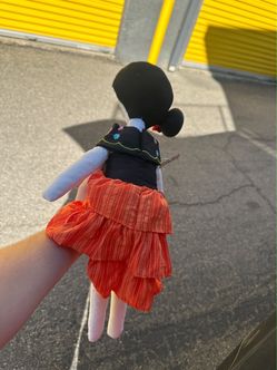 Minnie Mouse Plush Doll with Floral Outfit