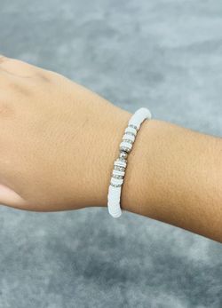 Unique Clay Bead Bracelet (free shipping)