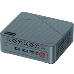 E2 Mini PC Ryzen 5 3550H(Max 3.7GHz) DDR4 Mini Computers, 16GB RAM 512GB NVMe SSD, Dual HDMI, 4 USB Ports, 1 RJ45 Ethernet Ports, Wi-Fi 5, BT5.0