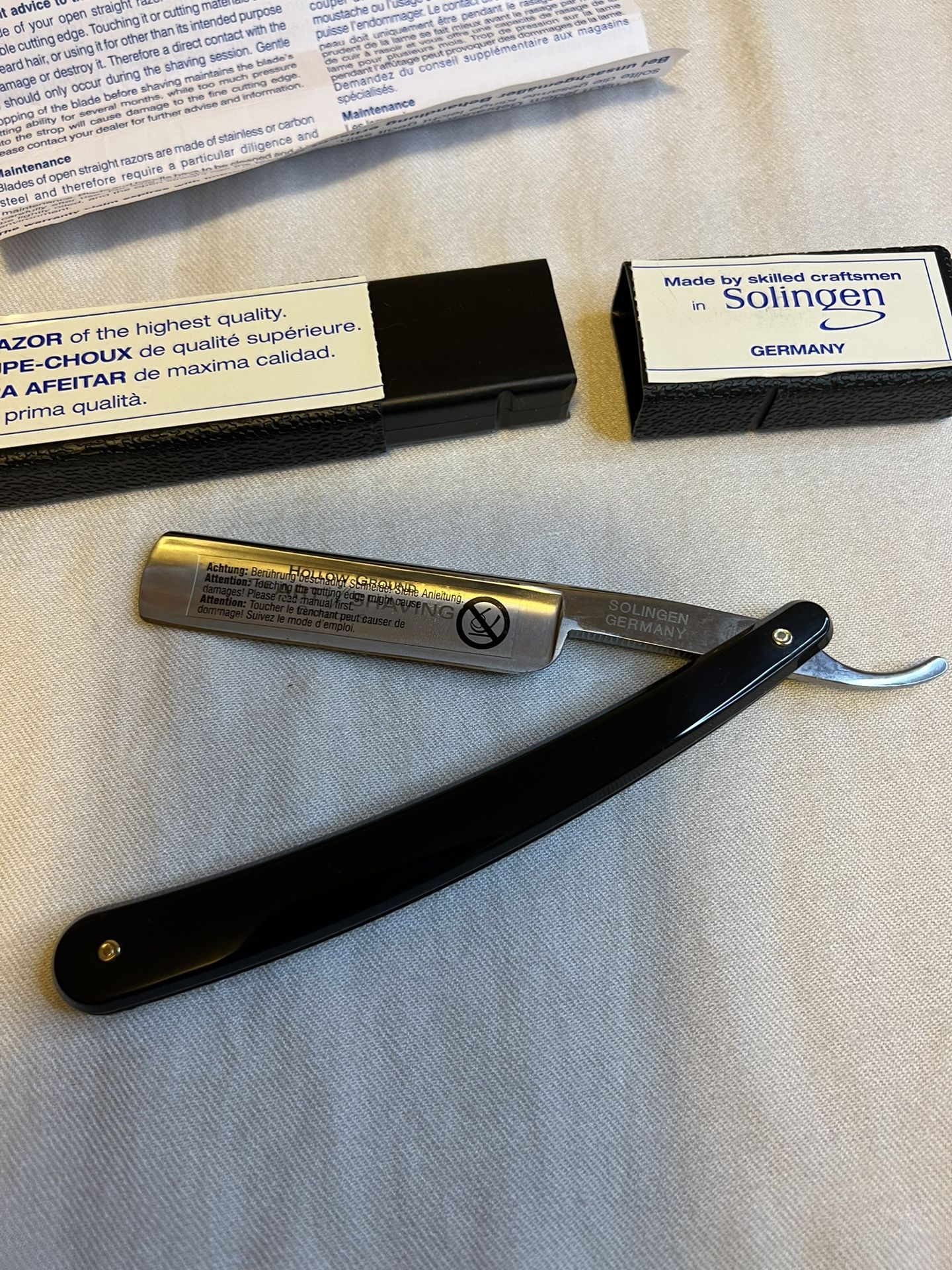 The Art Of Shaving Straight Razor x3