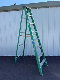 Werner 8 ft Fiberglass Step Ladder