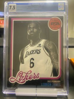2023 PSA Magazine #14 featuring LeBron James Rookie lakers6 (Black Border) RARE!
