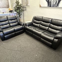 Reclining Sofa And Loveseat 