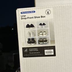 The Container Store LARGE Shoe Containers 