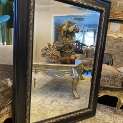 Very  Gorgeous  Wood  Antique Mirror 