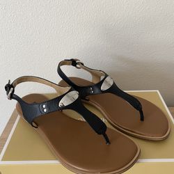 Michael Kors Black Strap Sandels