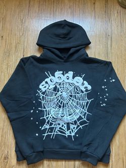Black OG Web Sp5der Hoodie