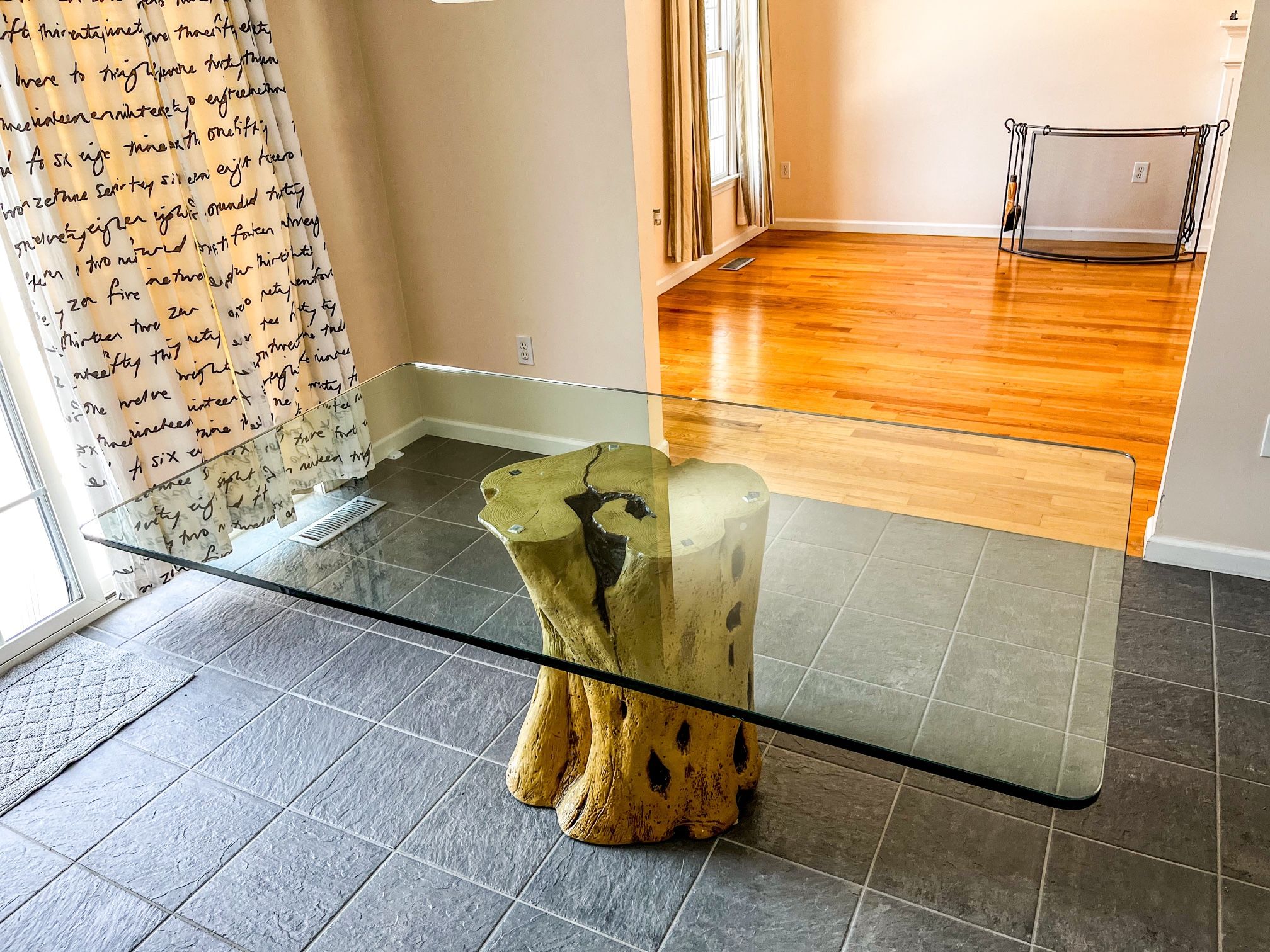 Glass Top Table