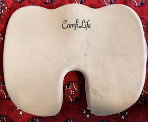 ComfiLife Premium Comfort Seat Cushion - Non-Slip Orthopedic 100% Memory Foam Coccyx Cushion for Tailbone Pain - Cushion for Office Chair Car Seat