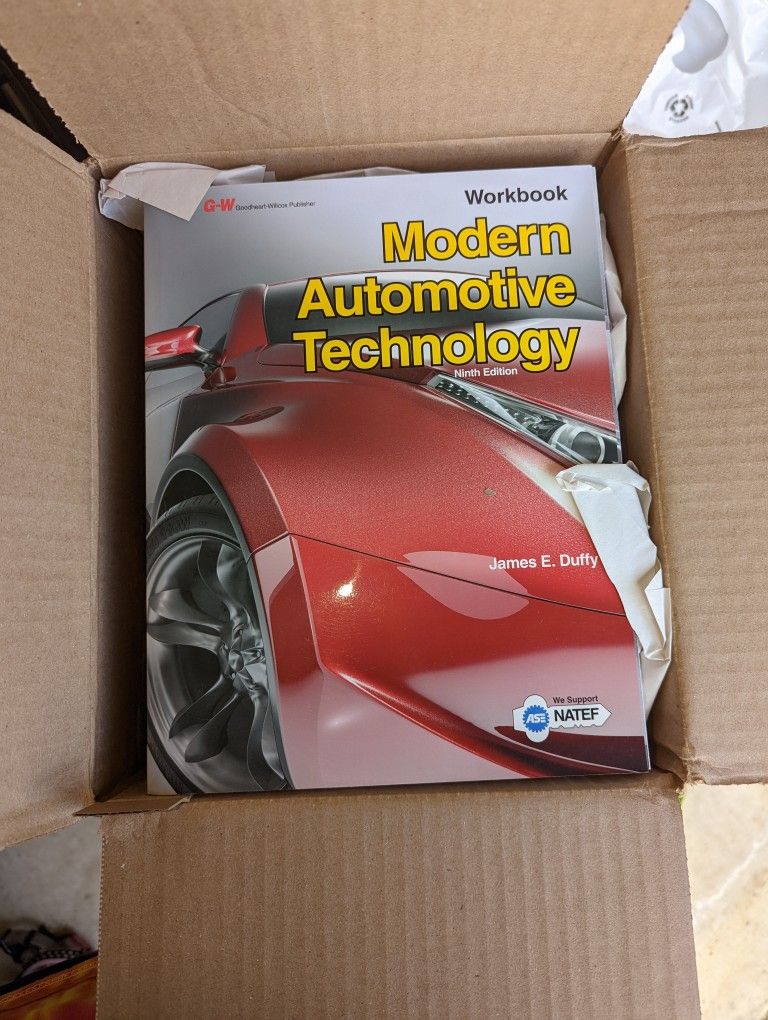 Modern Automotive Technology Workbook 9th Addition