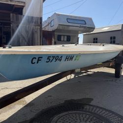 17ft Laser Sailboat 