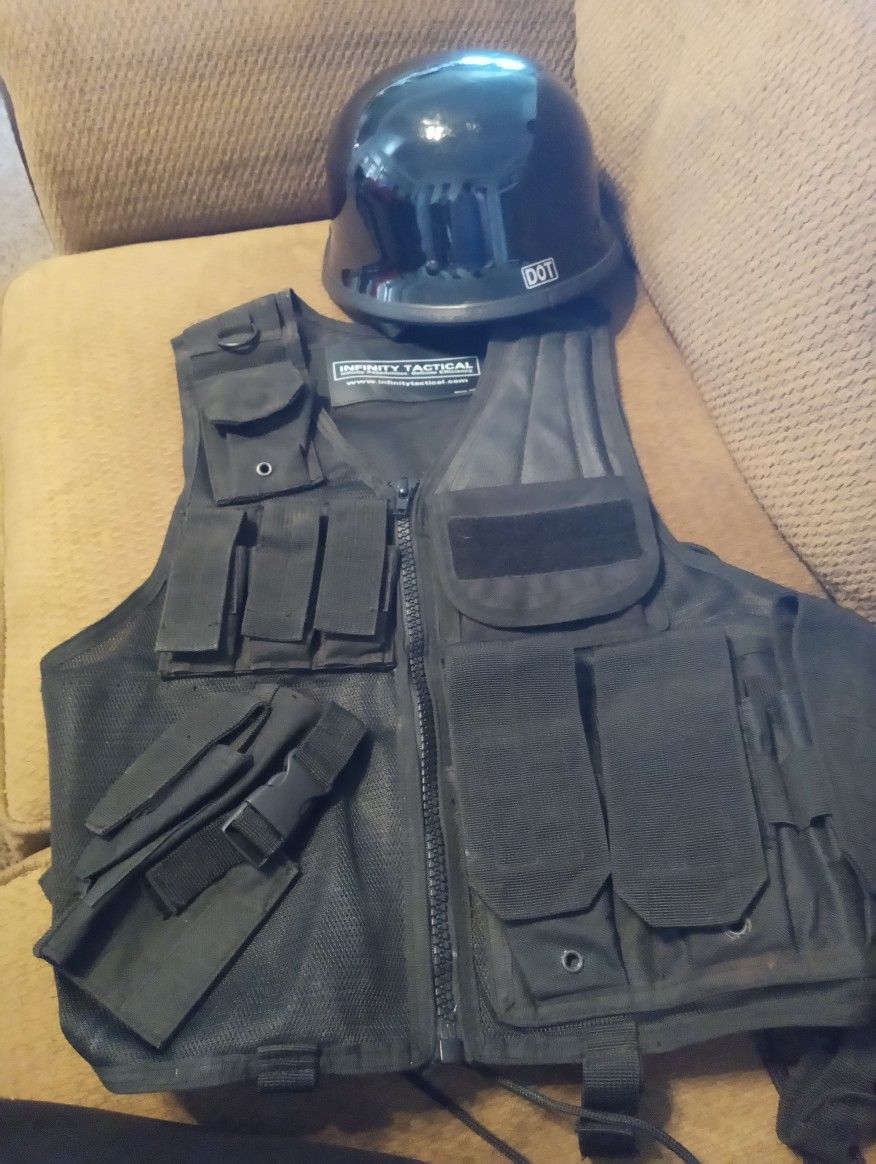Helmet And Vest