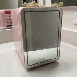 Pink Skin Care Fridge 