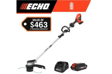 Echo 56V 16 in. Brushless Battery String Trimmer with Speed-Feed Head and 2.5Ah Battery and Charger