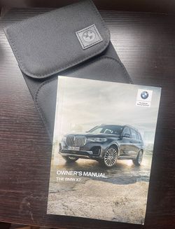 2020 BMW X7 Owners Manual Full Set