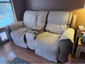 2 seats recliner couch