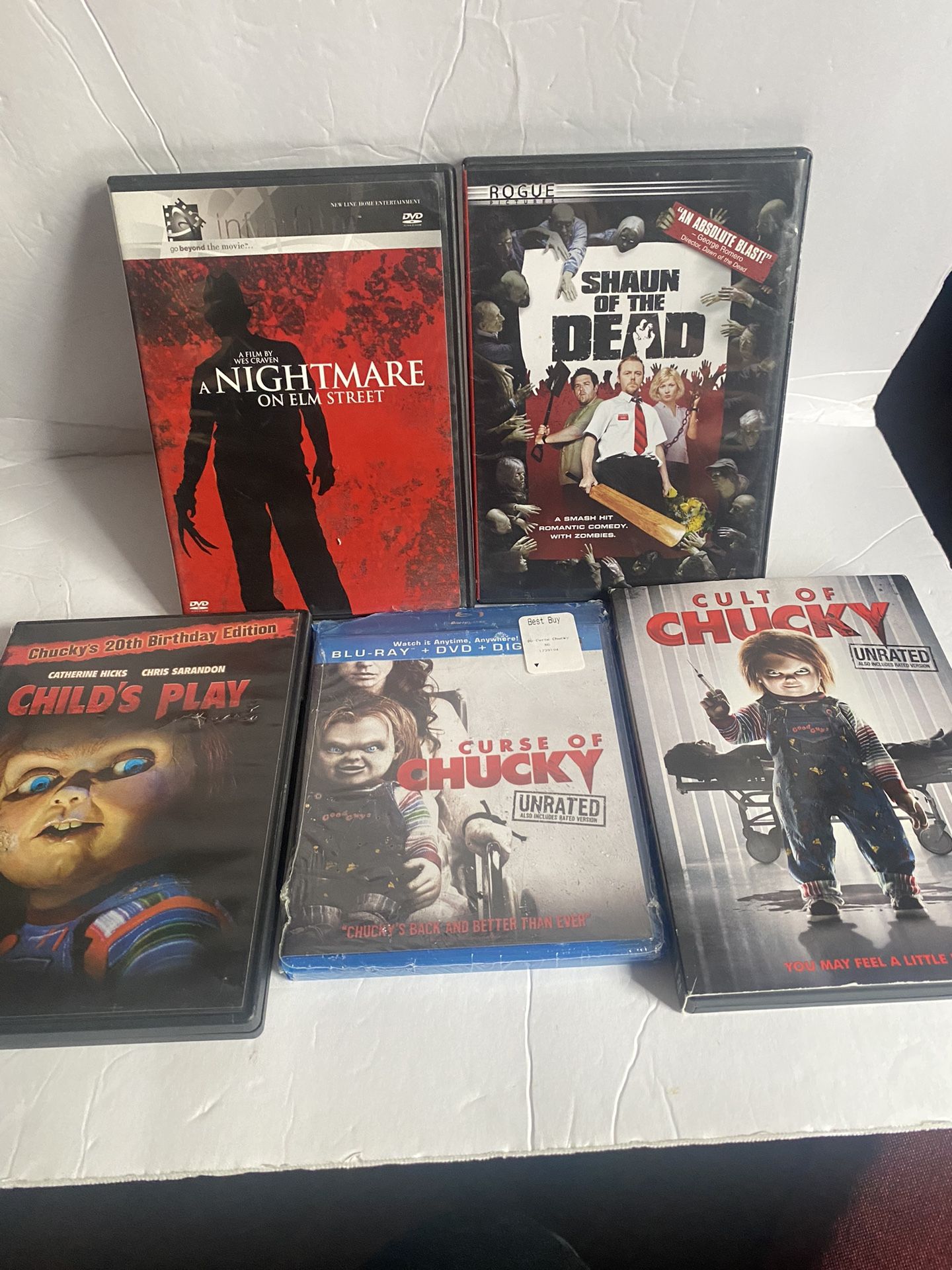 5 Horror Dvds