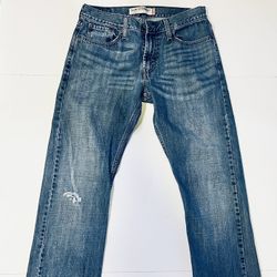 Levis 514 Jeans Mens 32x34 Slim Straight Blue Denim Pants