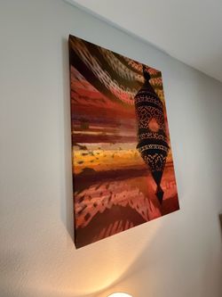 Taj Moroccan Lantern Canvas Print Marmont Hill Parvez  45x30