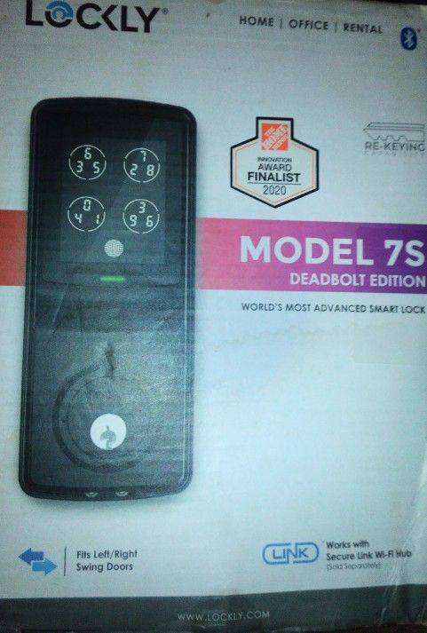 LOCKY AUTO 7S DEADBOLT SERIES 2020 INVENTION OF THE YEAR LINK SMART LOCK