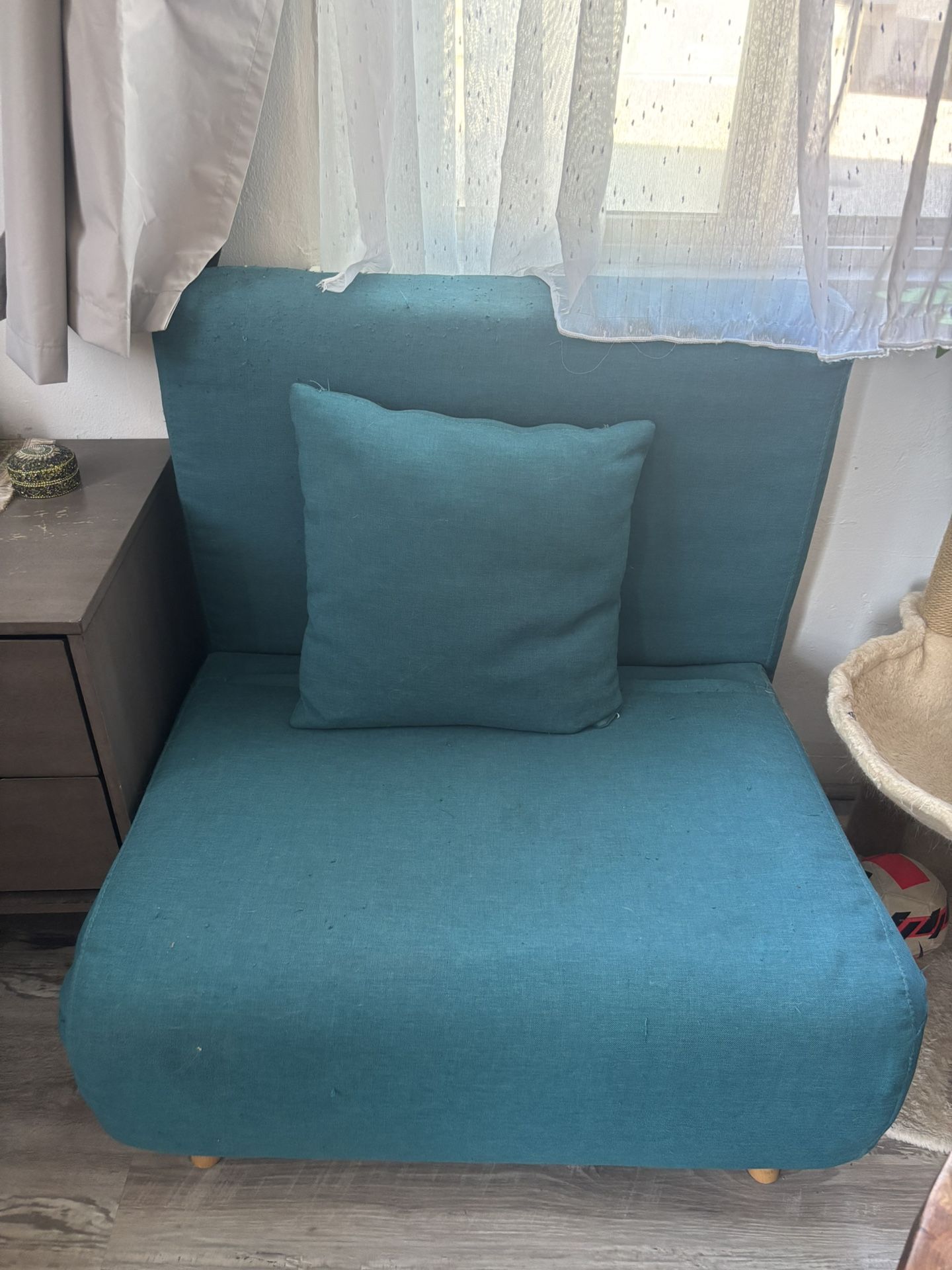 Green Single Sofa Bed