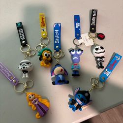 Disney keychains. Each 7.00 brand new