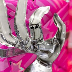 925 Sterling Silver Triple Star Ring