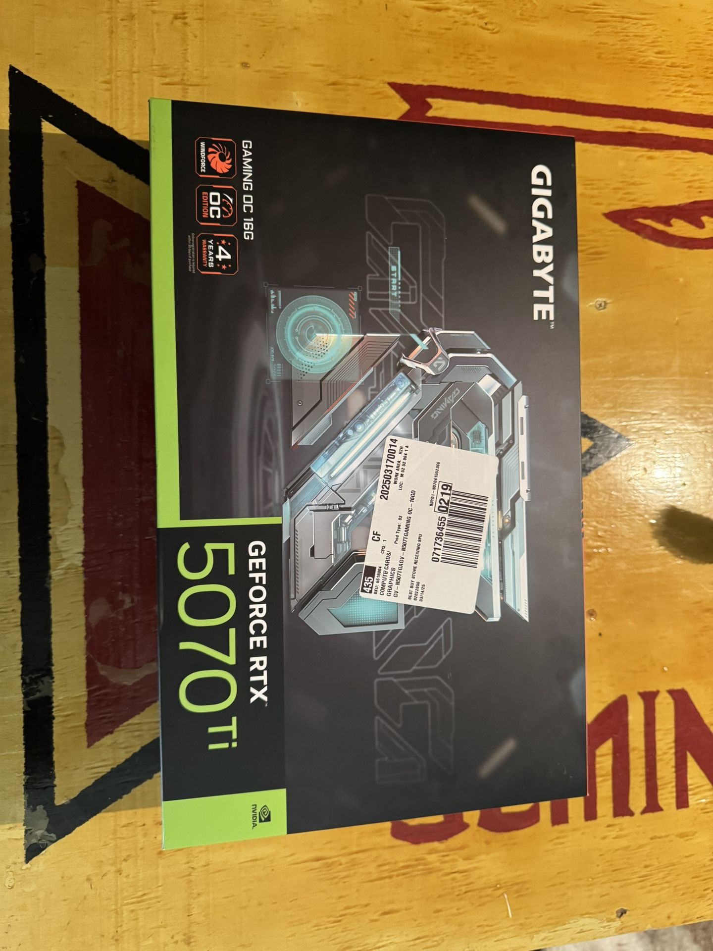 Gigabyte GeForce Rtx 5070ti