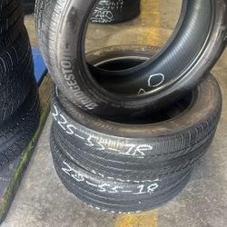 (4)225/55/18 Bridgestone 